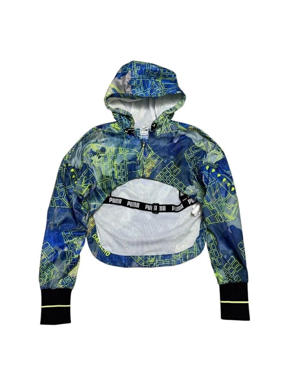 PUMA x CENTRAL SAINT MARTINS Day Zero Crop Running Workout Jacket Womens Small